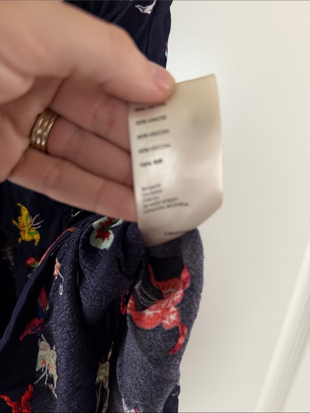 Maeve by Anthropologie Women’s Flutterby Dress Navy XS - Picture 6 of 8